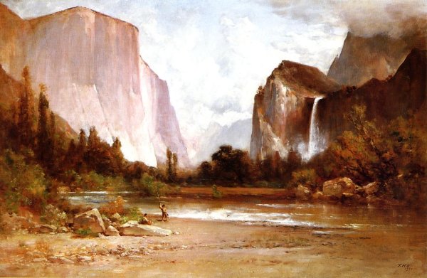 Indians Fishing in Yosemite 1900