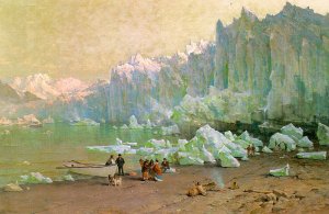 The Muir Glacier in Alaska  1887-88