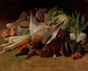 Still Life with Ducks and Vegetables